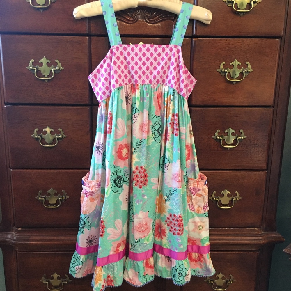 Matilda Jane Floral Sundress Dress Sz 14